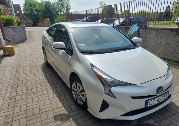 Toyota Prius cena 63000 przebieg: 90000, rok produkcji 2017 z Toruń małe 596